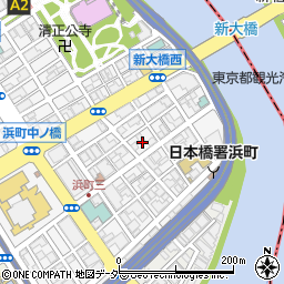 東京都中央区日本橋浜町3丁目34周辺の地図