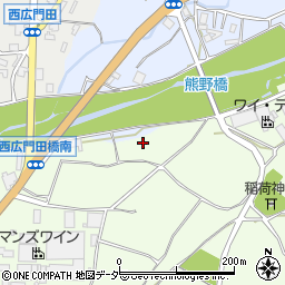 山梨県甲州市勝沼町山470周辺の地図