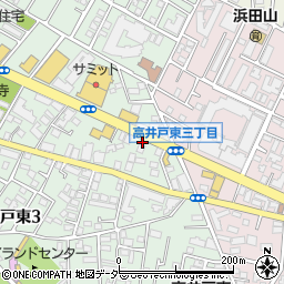 住友林業株式会社　浜田山展示場周辺の地図