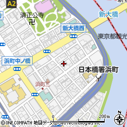 東京都中央区日本橋浜町3丁目34-3周辺の地図