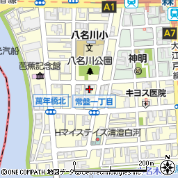 アイル東京深川壱番館周辺の地図