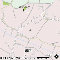 千葉県佐倉市米戸周辺の地図