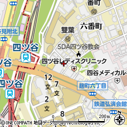 東京都千代田区六番町15-5周辺の地図