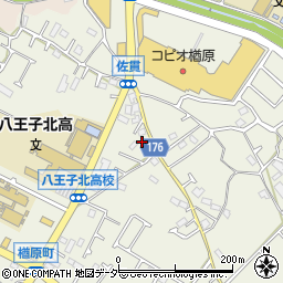 東京都八王子市楢原町535周辺の地図