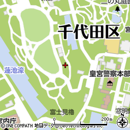 皇居東御苑 千代田区 花の名所 の住所 地図 マピオン電話帳