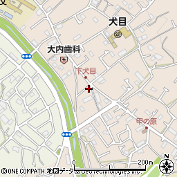 東京都八王子市犬目町86周辺の地図