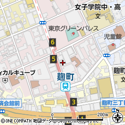 東京都千代田区二番町3-4周辺の地図
