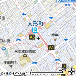 鳴門鯛焼・本舗　人形町店周辺の地図