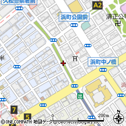 東京都中央区日本橋人形町2丁目36周辺の地図