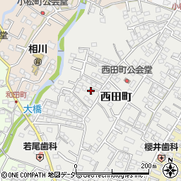 山梨県甲府市西田町2-38周辺の地図