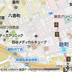 東京都千代田区二番町周辺の地図