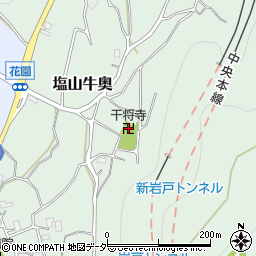 干将寺周辺の地図