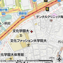 千駄谷住宅１号棟周辺の地図