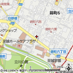 サンクレイドル立川錦町弐番館周辺の地図