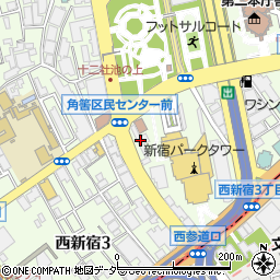 東京医科大学病院コスモハウス周辺の地図
