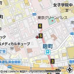 東京都千代田区二番町5-7周辺の地図