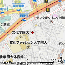 東京都渋谷区代々木3丁目19-1周辺の地図