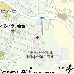 宇津木台テラスハウスＢ棟周辺の地図