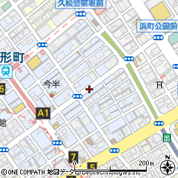 東京都中央区日本橋人形町2丁目周辺の地図