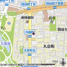 東京都新宿区大京町23周辺の地図