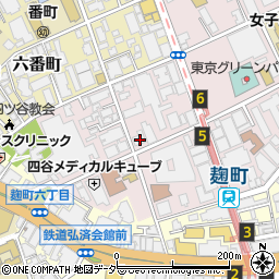 東京都千代田区二番町6-3周辺の地図