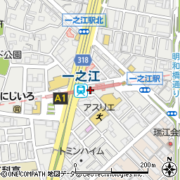 一之江駅前公衆トイレ周辺の地図