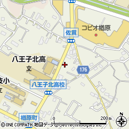 東京都八王子市楢原町541周辺の地図