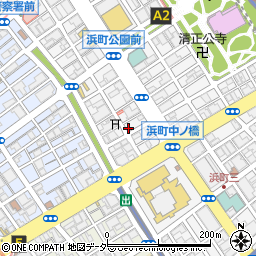 東京都中央区日本橋浜町2丁目21-8周辺の地図