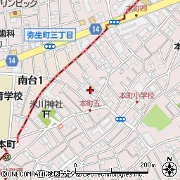 セシオン西新宿周辺の地図