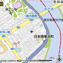 東京都中央区日本橋浜町3丁目39-2周辺の地図