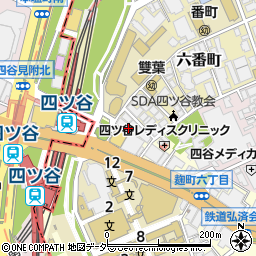 東京都千代田区六番町15-1周辺の地図