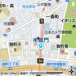 東京都千代田区一番町21-3周辺の地図