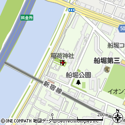 東京都江戸川区船堀1丁目周辺の地図