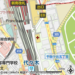 タカシマヤタイムズスクエア高島屋新宿店食堂部点心・台北ディンタイフォン周辺の地図