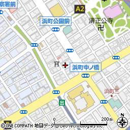 東京都中央区日本橋浜町2丁目21-7周辺の地図