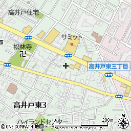 三井ホーム株式会社　東京支店ＹＯＵＲＳＩＧＮ浜田山周辺の地図