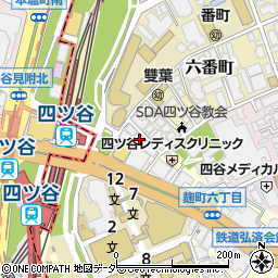 東京都千代田区六番町15周辺の地図