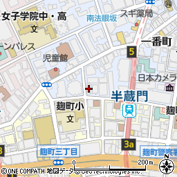 東京都千代田区一番町17-2周辺の地図