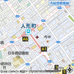 TOKYO CRAFT BEER STYLE 人形町周辺の地図