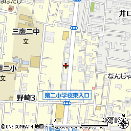ファミリーマート三鷹野崎店周辺の地図
