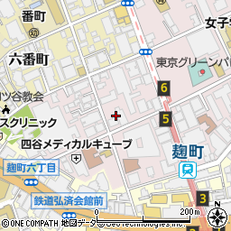 東京都千代田区二番町6周辺の地図