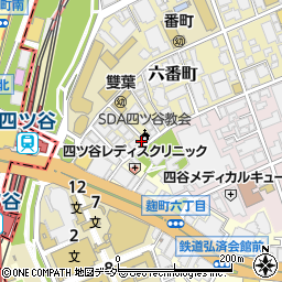東京都千代田区六番町13-7周辺の地図