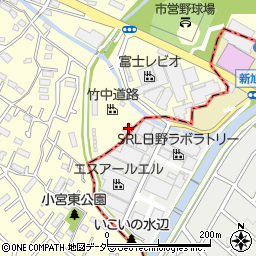 東京都八王子市小宮町1006周辺の地図