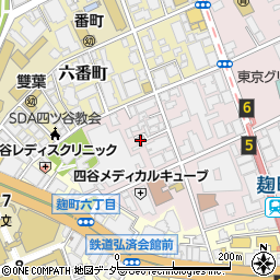 東京都千代田区二番町10-1周辺の地図