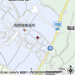 山梨県甲州市塩山西野原401周辺の地図