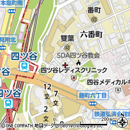 東京都千代田区六番町13-16周辺の地図