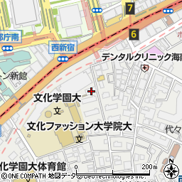 東京都渋谷区代々木3丁目20-6周辺の地図