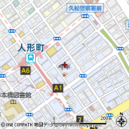 東京都中央区日本橋人形町2丁目8-10周辺の地図