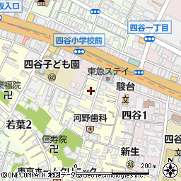 東京都新宿区若葉1丁目9周辺の地図