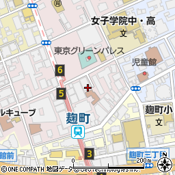 東京都千代田区二番町3-2周辺の地図